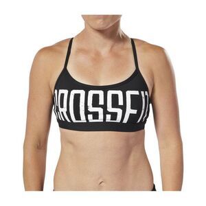 Reebok Womens CrossFit Sports Bra, Black, NWT